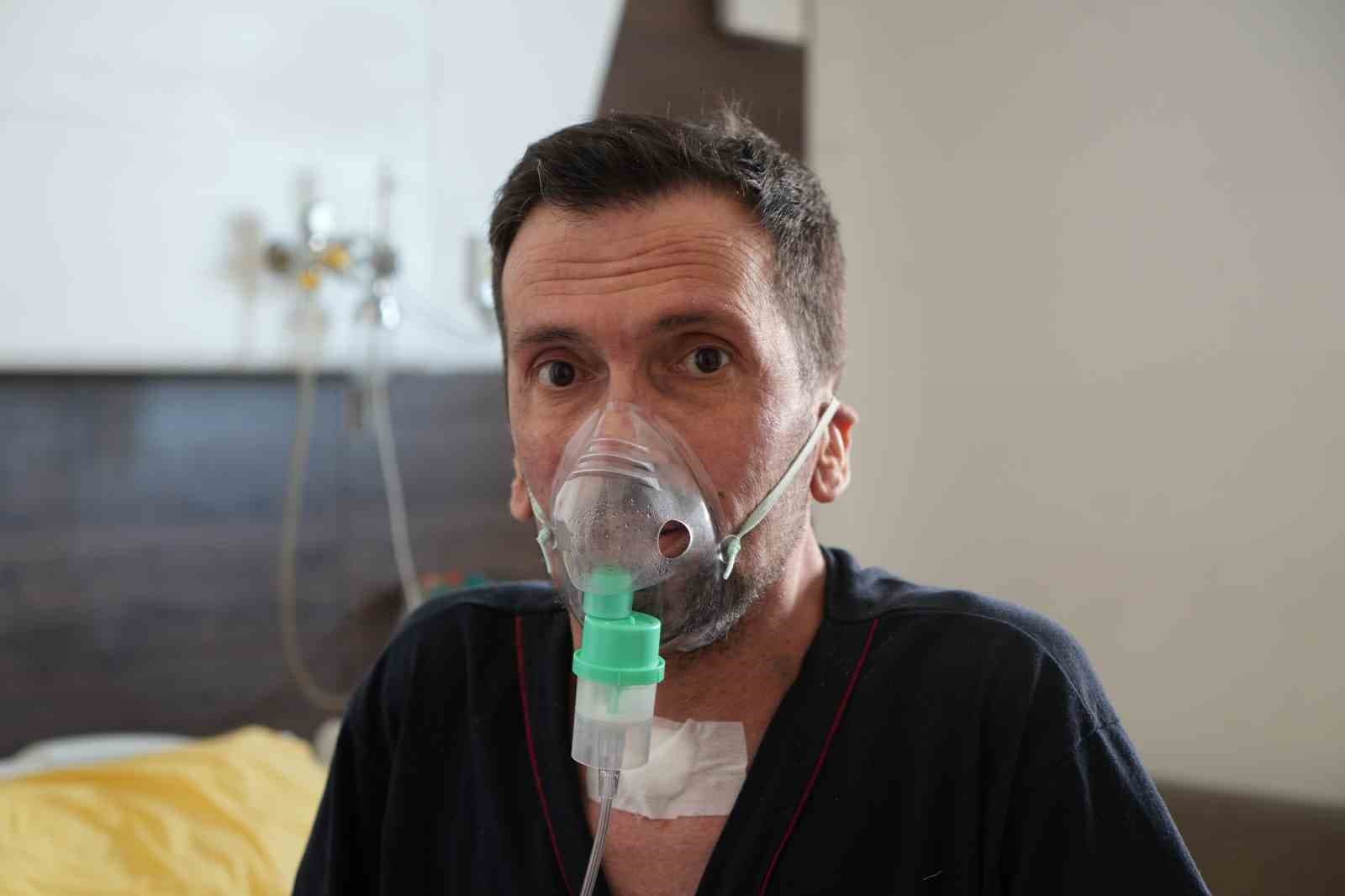 "Yüzde 10 yaşama hakkın kaldı" denilen KOAH hastası yeniden nefes aldı