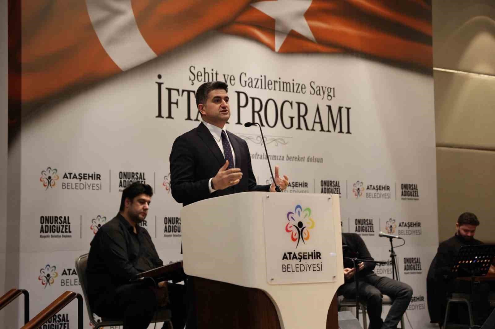 Ataşehir’de şehit ve gaziler için anlamlı Ramazan buluşması