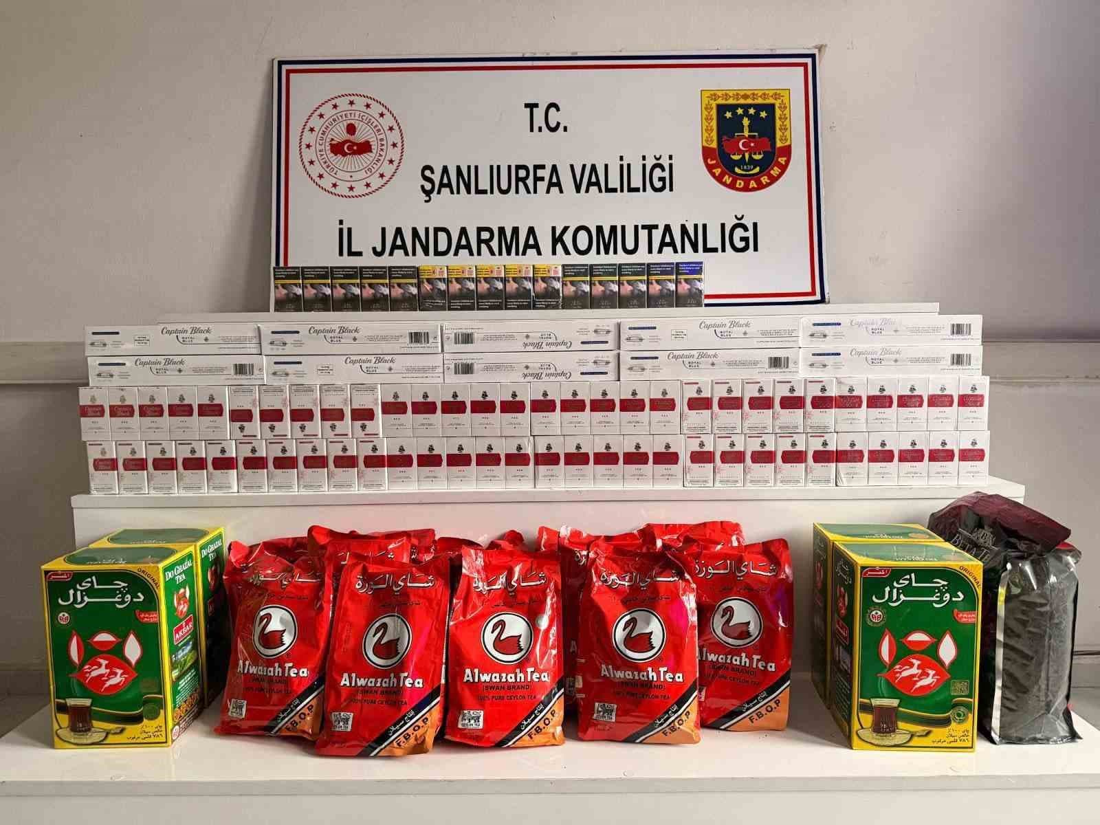 Şanlıurfa’da 5 bin 700 paket gümrük kaçağı sigara ele geçirildi