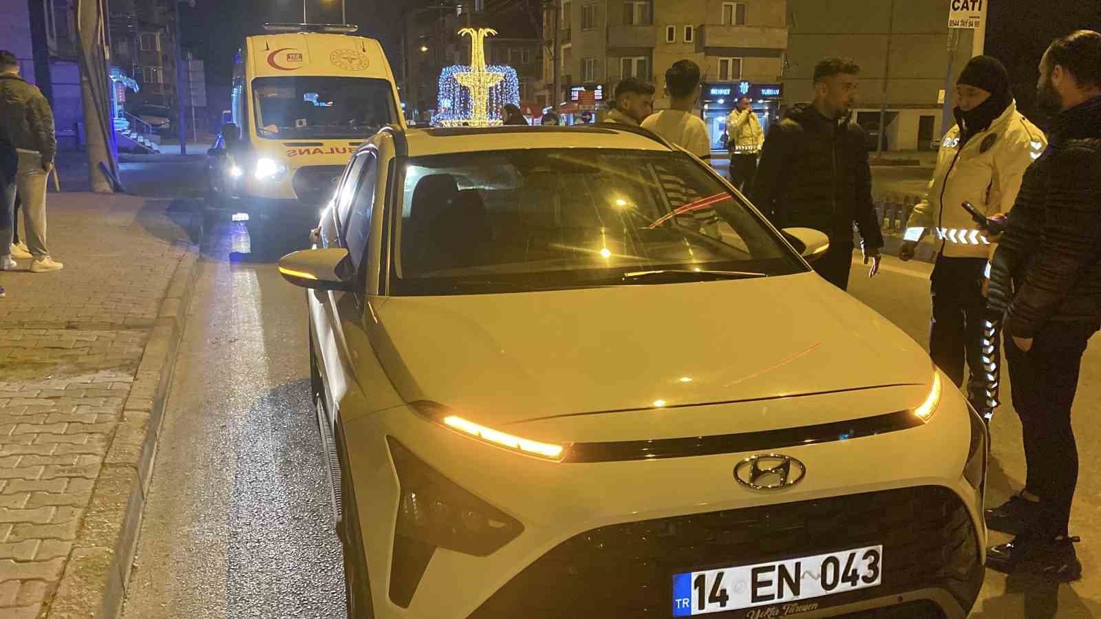 Kavşakta otomobille motosiklet çarpıştı: 1 yaralı