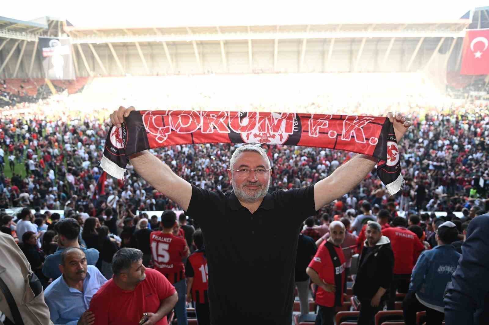 Başkan Aşgın’dan Çorum FK taraftarlarına destek çağrısı