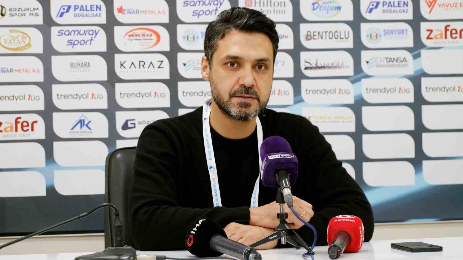 Erzurumspor FK - Hatayspor maçının ardından