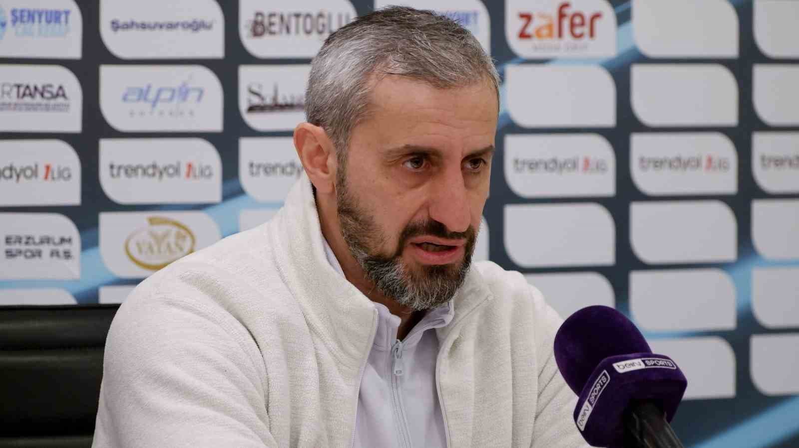 Erzurumspor FK - Hatayspor maçının ardından