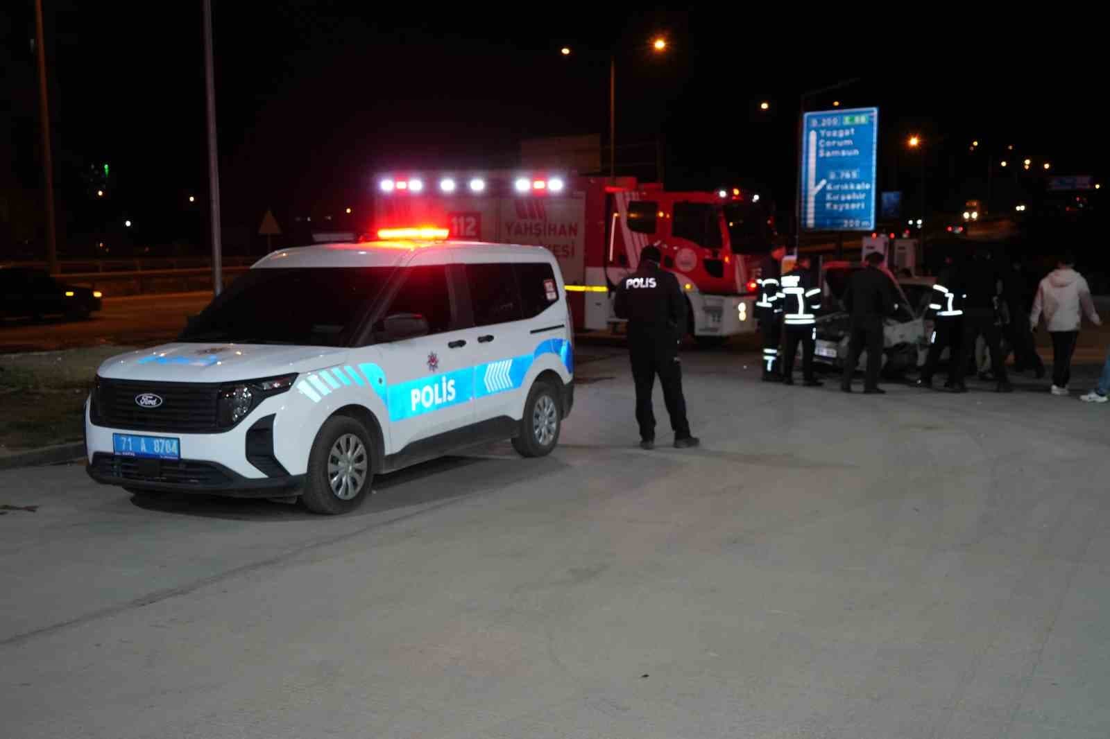 Kırıkkale’de otomobil takla attı: 1 yaralı