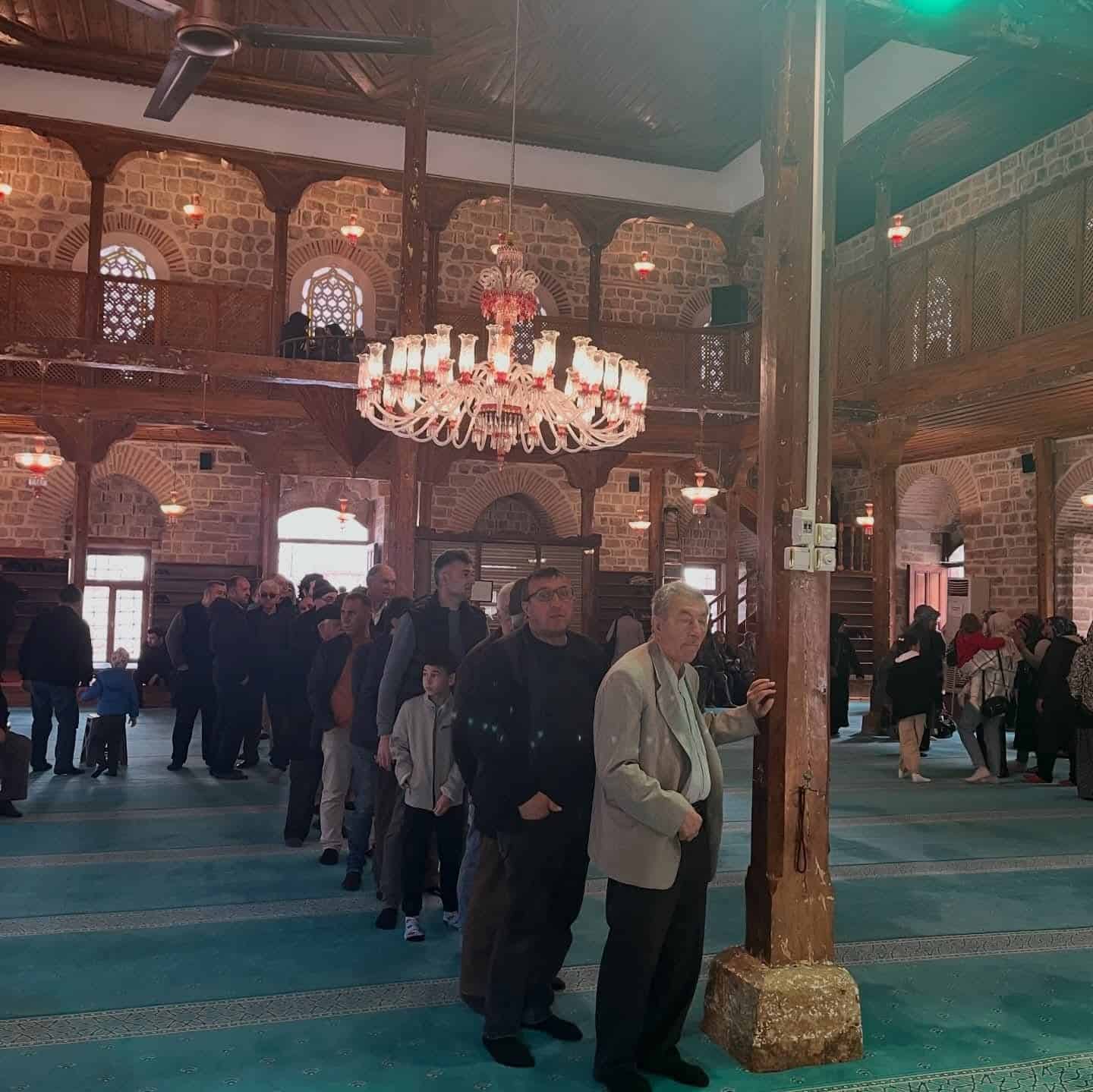 Beypazarı’nda Sakal-ı Şerif tarihi camide ziyarete açıldı