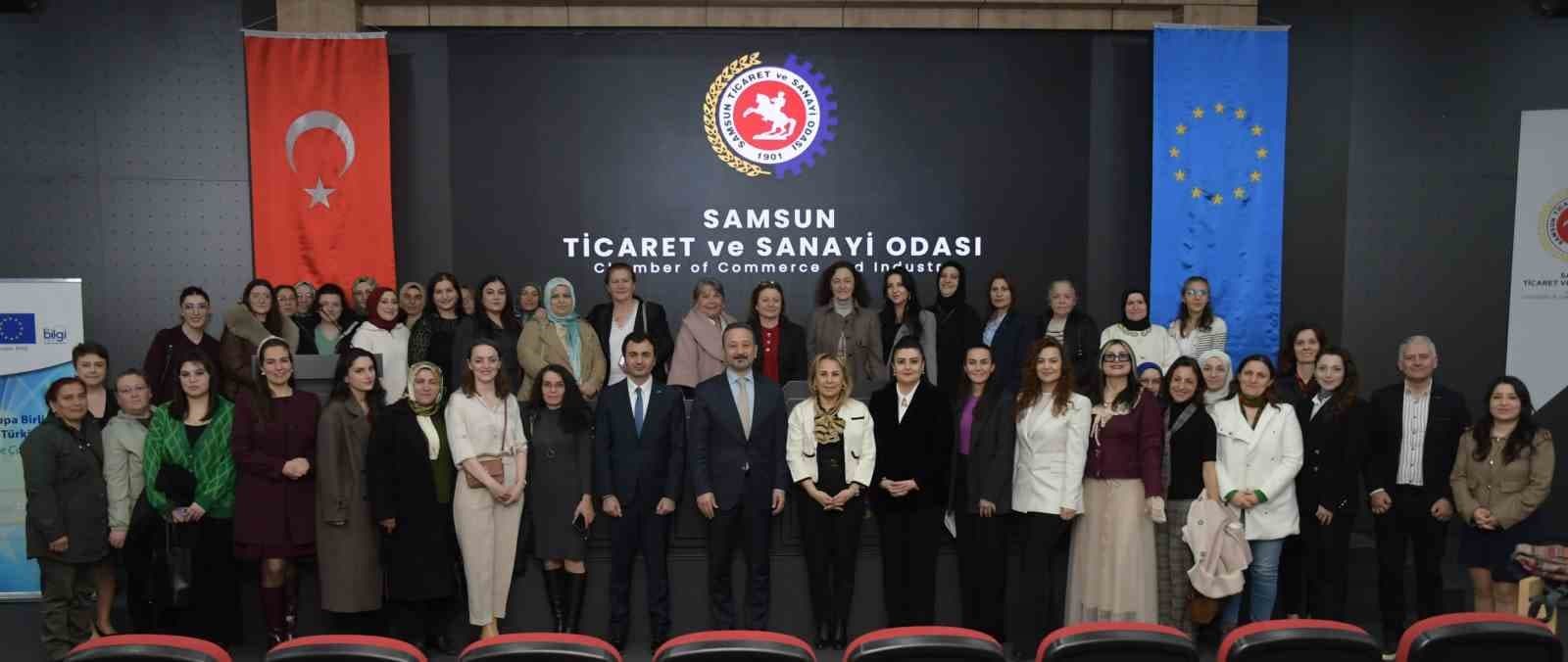 Samsun’da kadın çiftçilere sürdürülebilir tarım anlatıldı