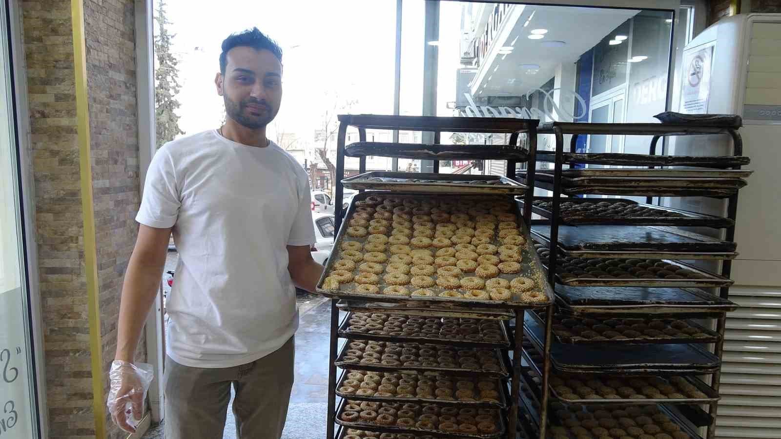 Kilis’te bayram öncesi kahke üretimi hızlandı