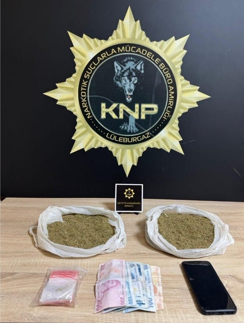 Kırklareli’nde uyuşturucu operasyonu: 1 tutuklama