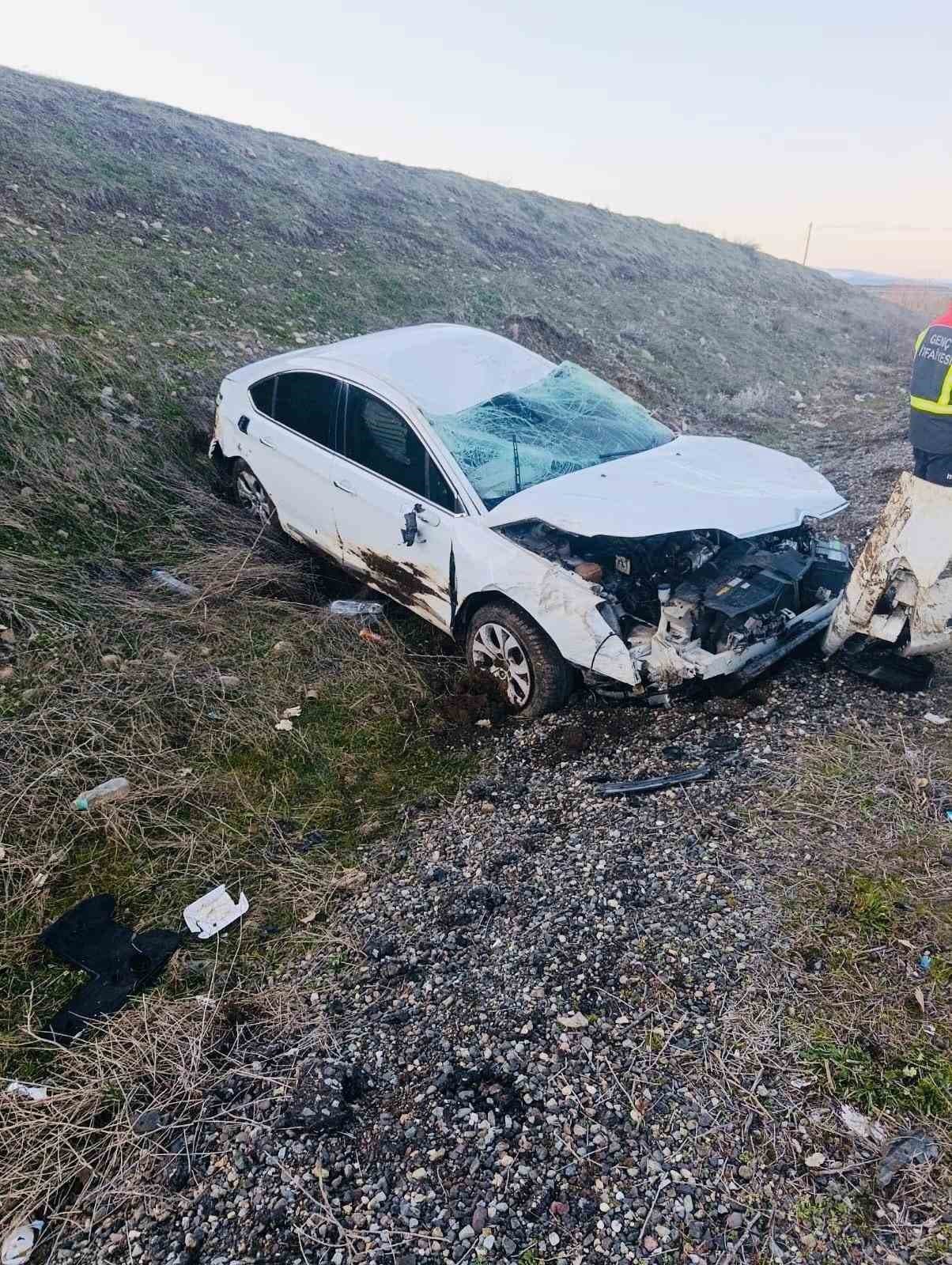 Bingöl’de trafik kazası: 1 yaralı