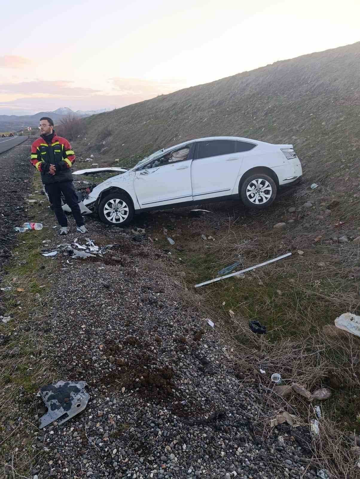 Bingöl’de trafik kazası: 1 yaralı