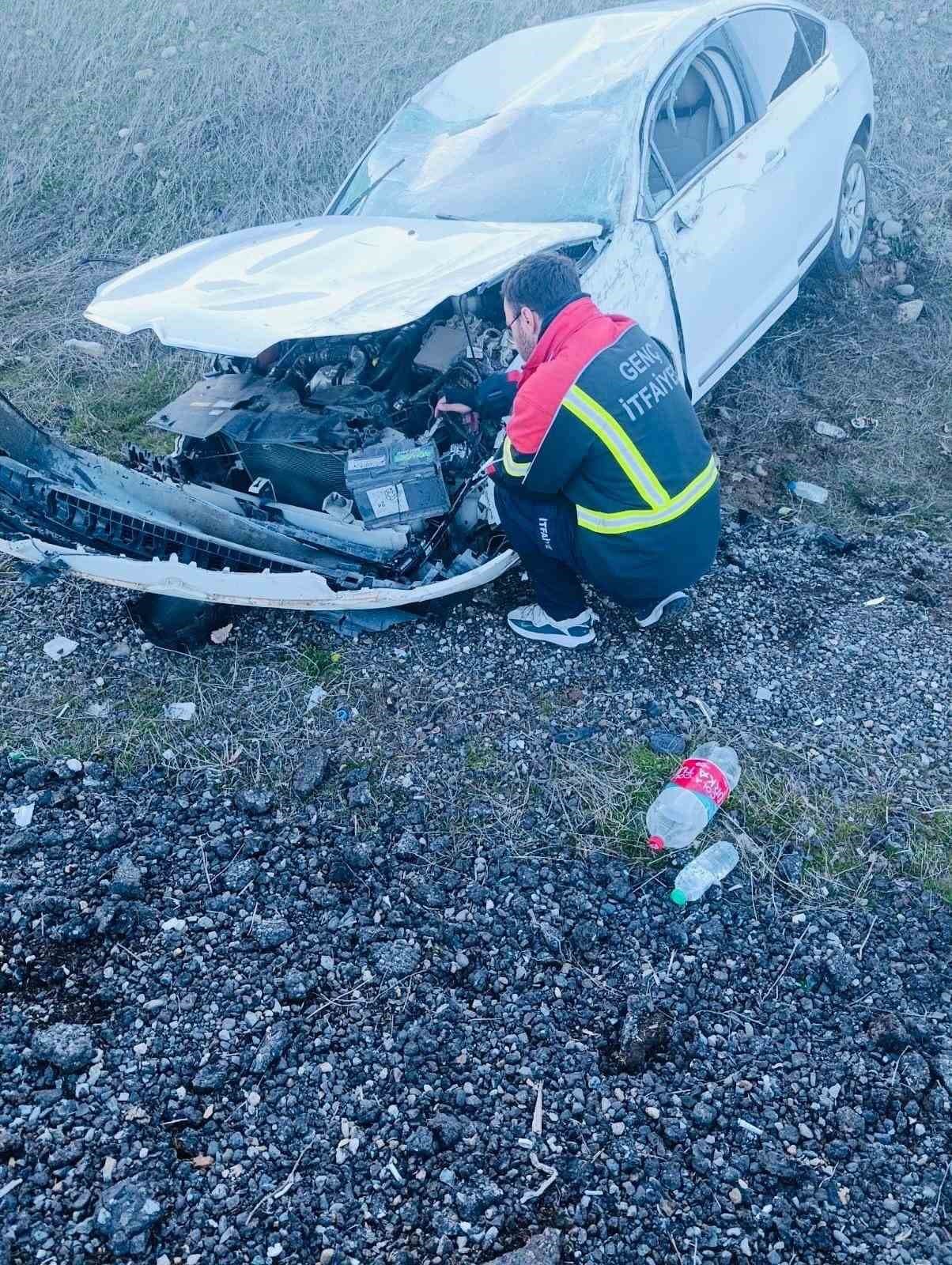 Bingöl’de trafik kazası: 1 yaralı