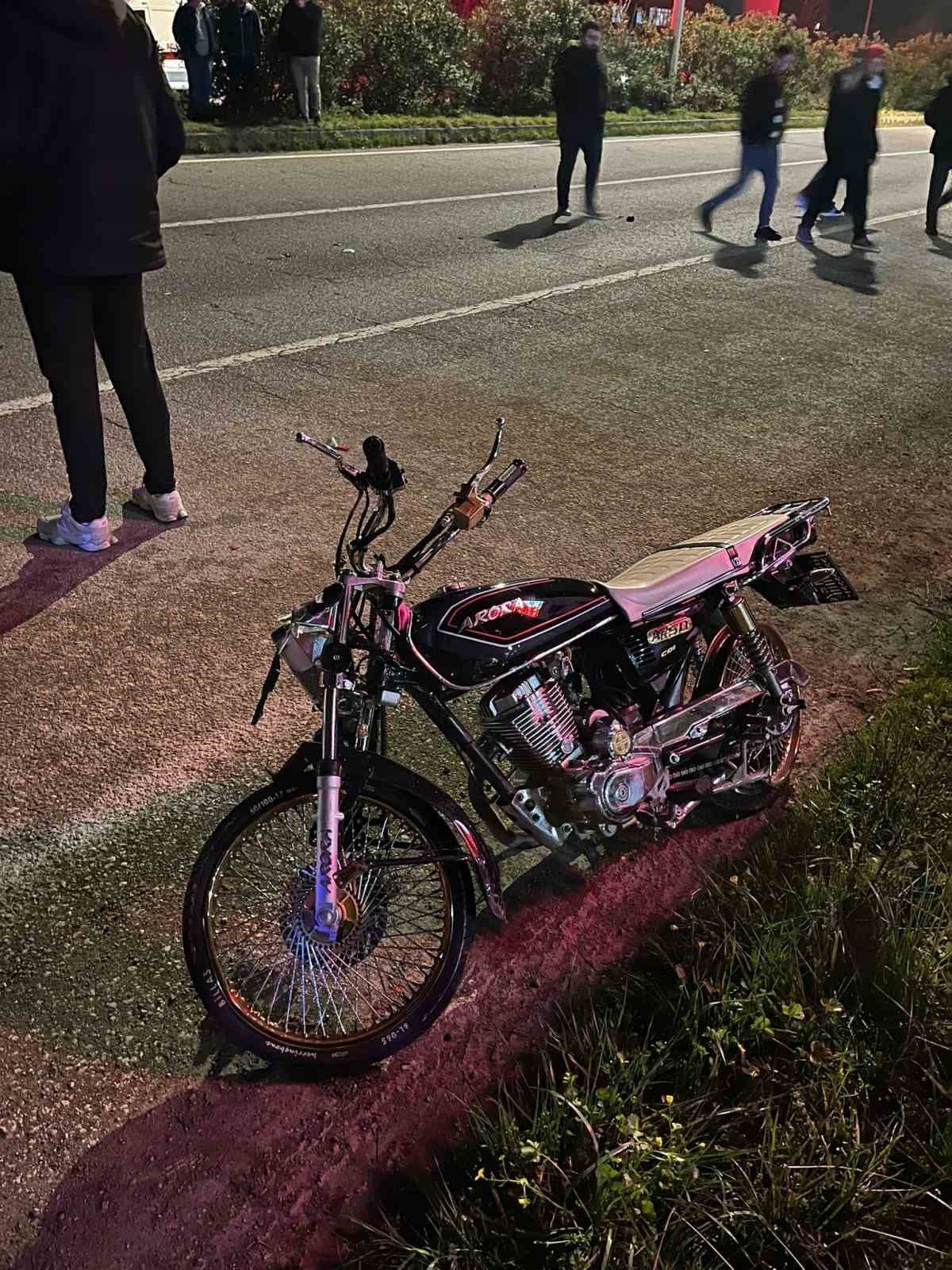 Samsun’da motosiklet tıra çarptı: 1 ölü, 1 ağır yaralı
