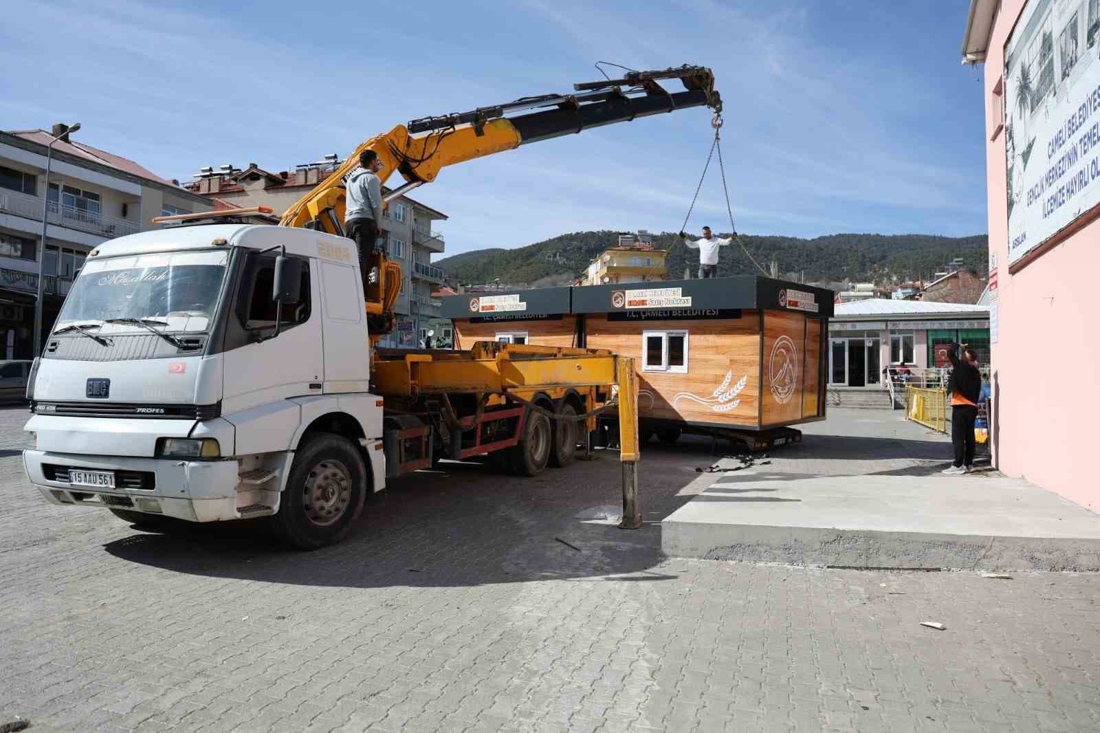 Çameli’de yöresel ekmek satış noktaları hizmete hazırlanıyor