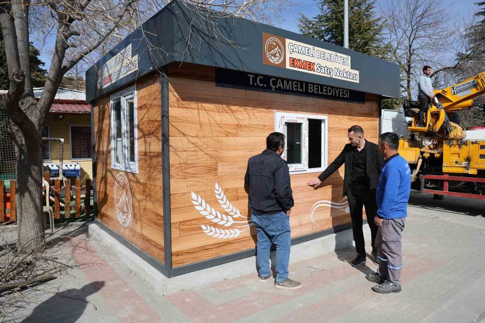 Çameli’de yöresel ekmek satış noktaları hizmete hazırlanıyor