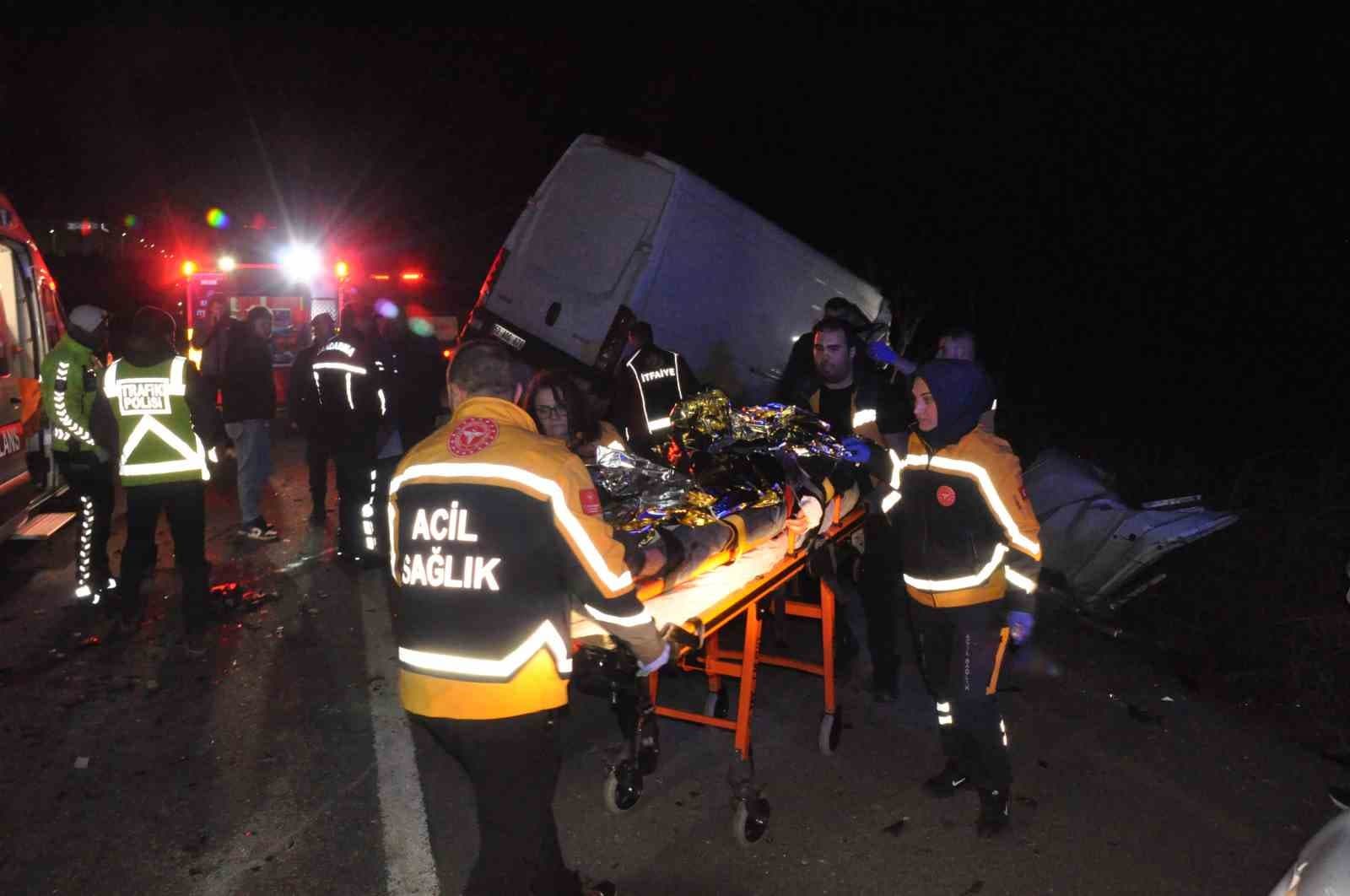 Edirne’de feci kaza: 2 ölü, 1 yaralı