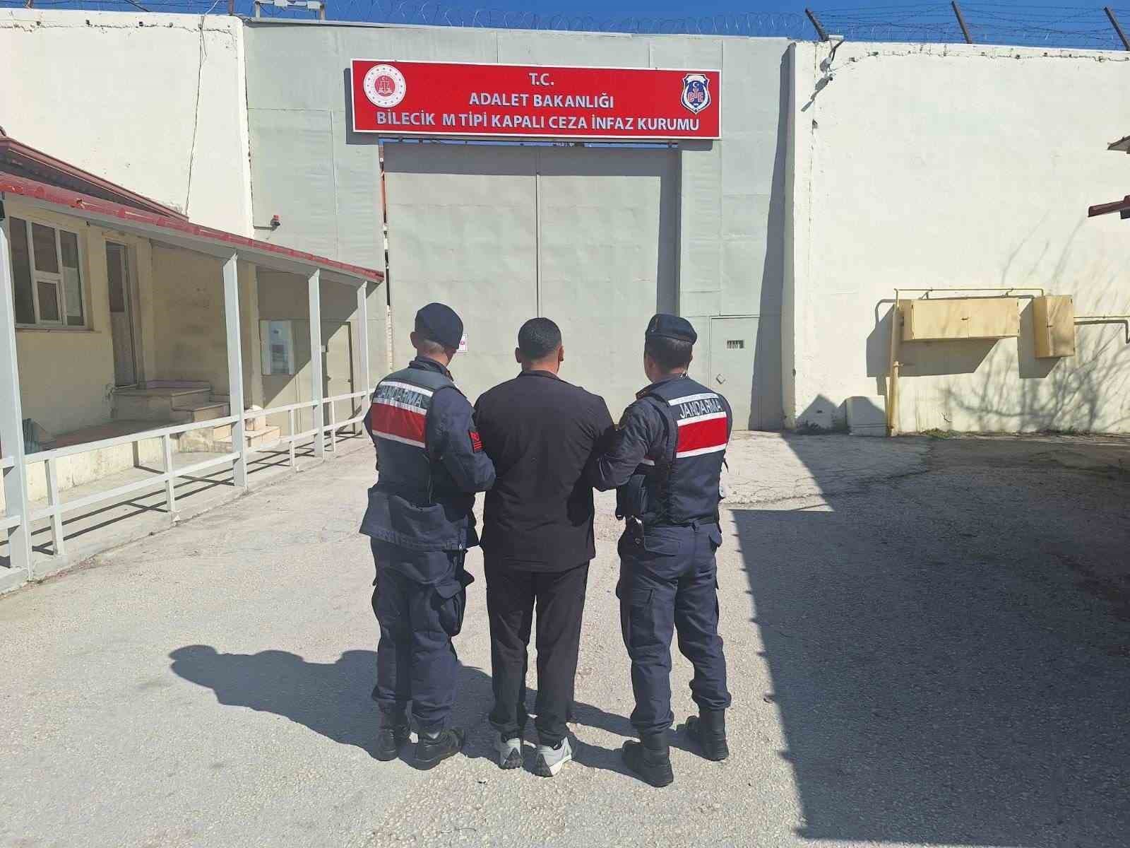 Bilecik’te 3 yıl 9 ay hapis cezası olan şahıs yakalandı