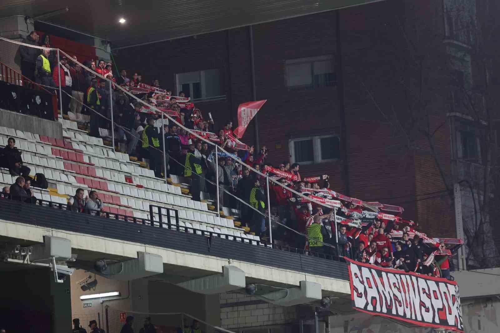 UEFA Konferans Ligi: Rayo Vallecano: 0 - Samsunspor: 1 (Maç sonucu)