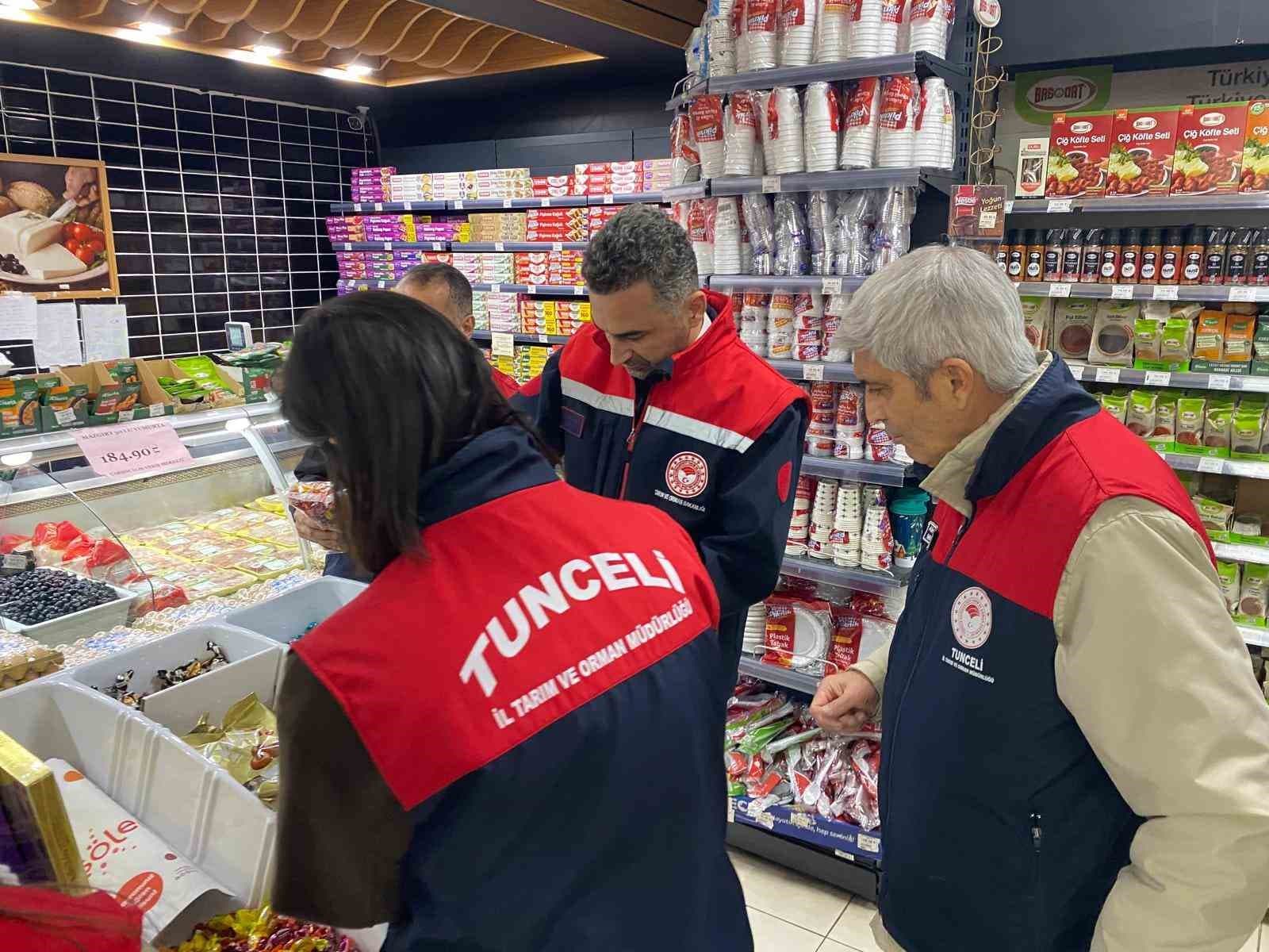 Bayram öncesi gıda alarmı: Tunceli’de denetimler sıklaştırıldı