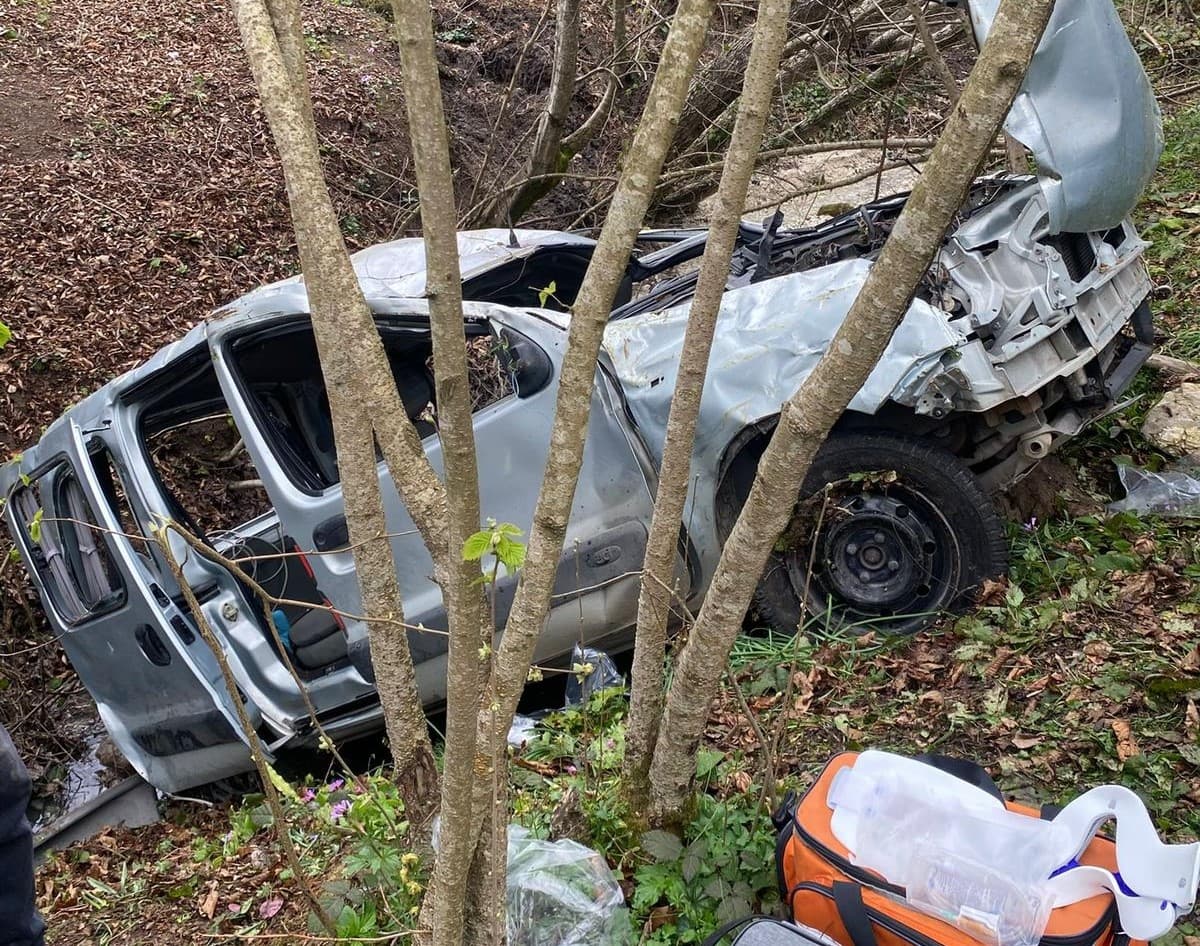 Ordu’da iki ayrı trafik kazasında 12 kişi yaralandı