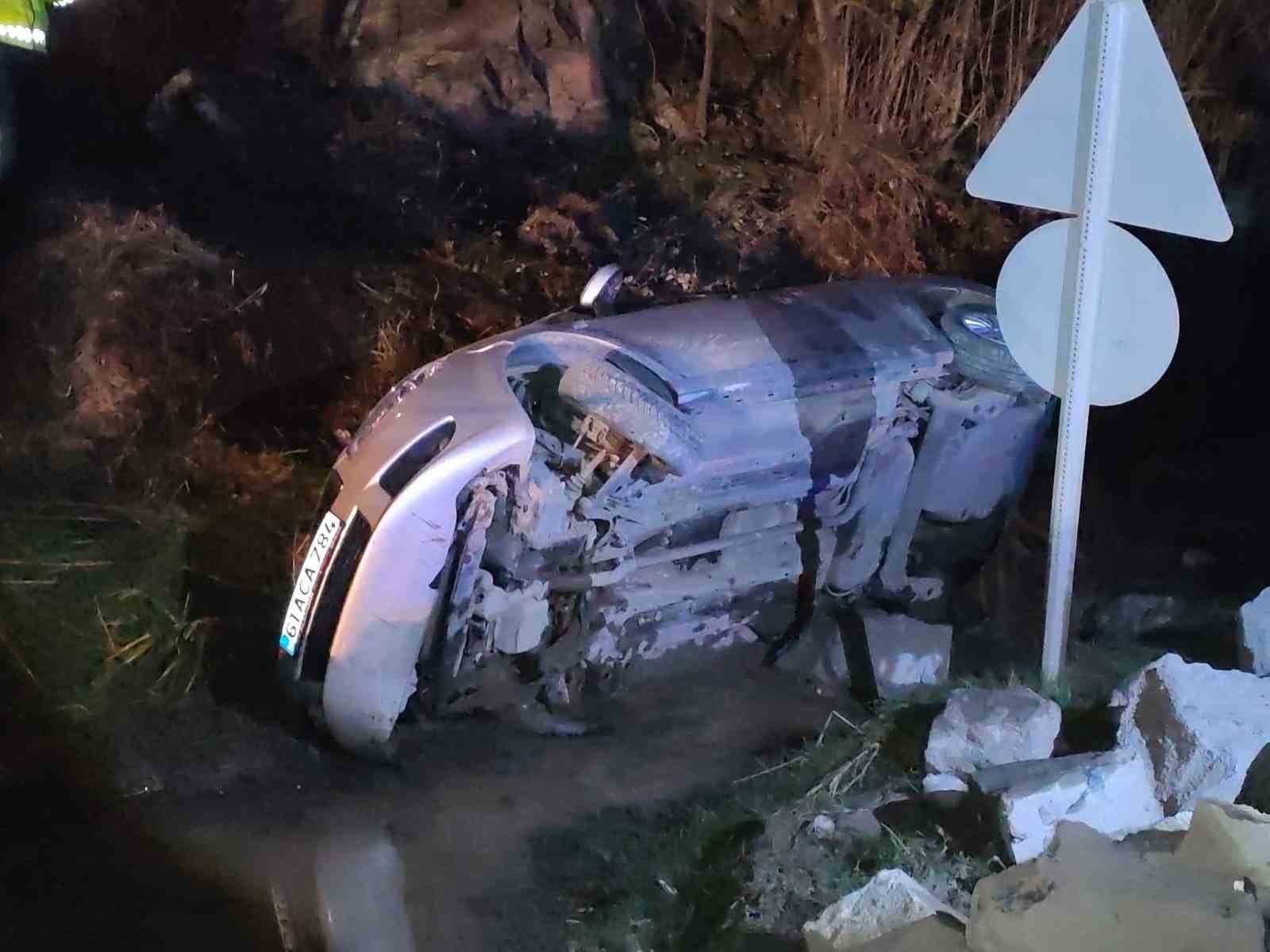 Trabzon’da 2 ayrı trafik kazası: 1 ölü, 4 yaralı