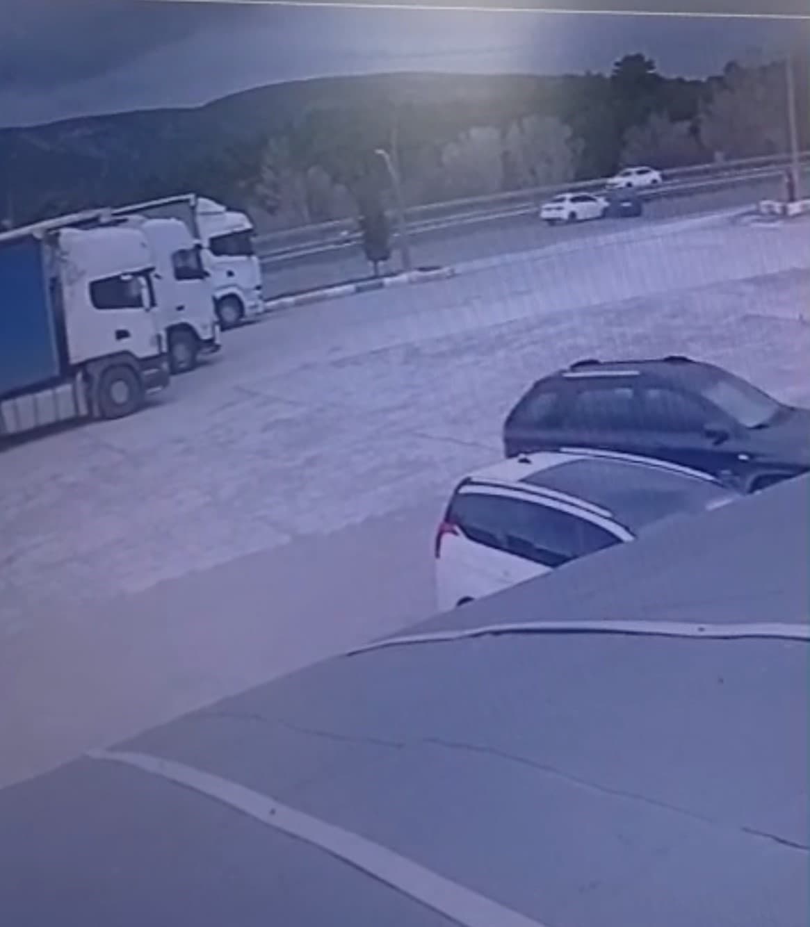 Kemikli rampalarındaki feci kazanın görüntüleri ortaya çıktı