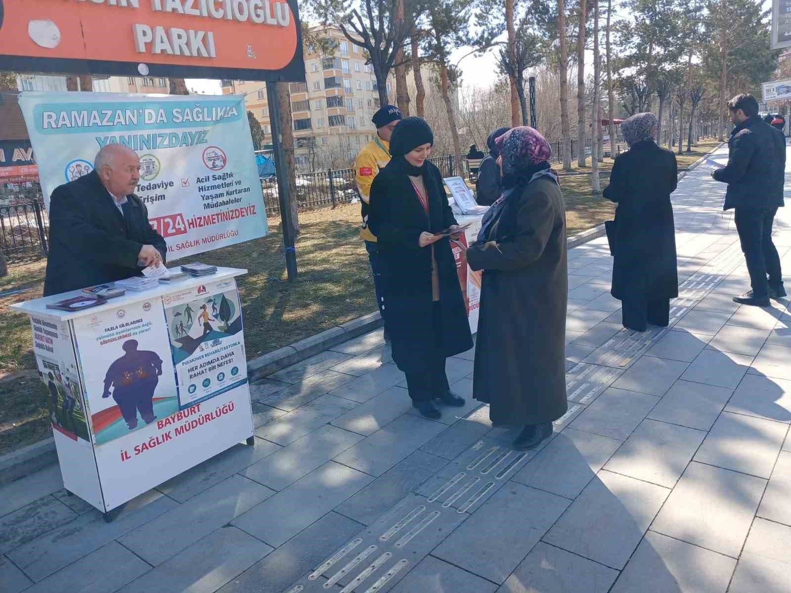 Bayburt’ta vatandaşlar koruyucu sağlık hizmetleri konusunda bilgilendirildi