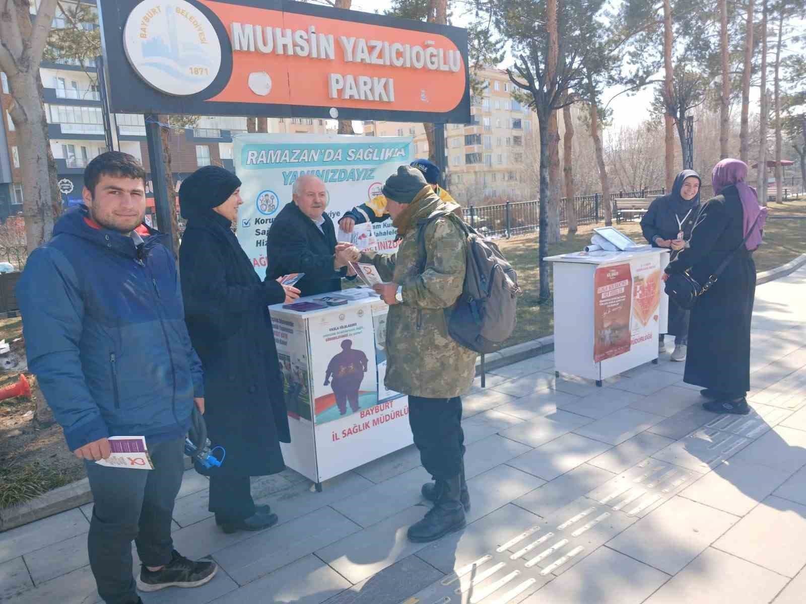 Bayburt’ta vatandaşlar koruyucu sağlık hizmetleri konusunda bilgilendirildi