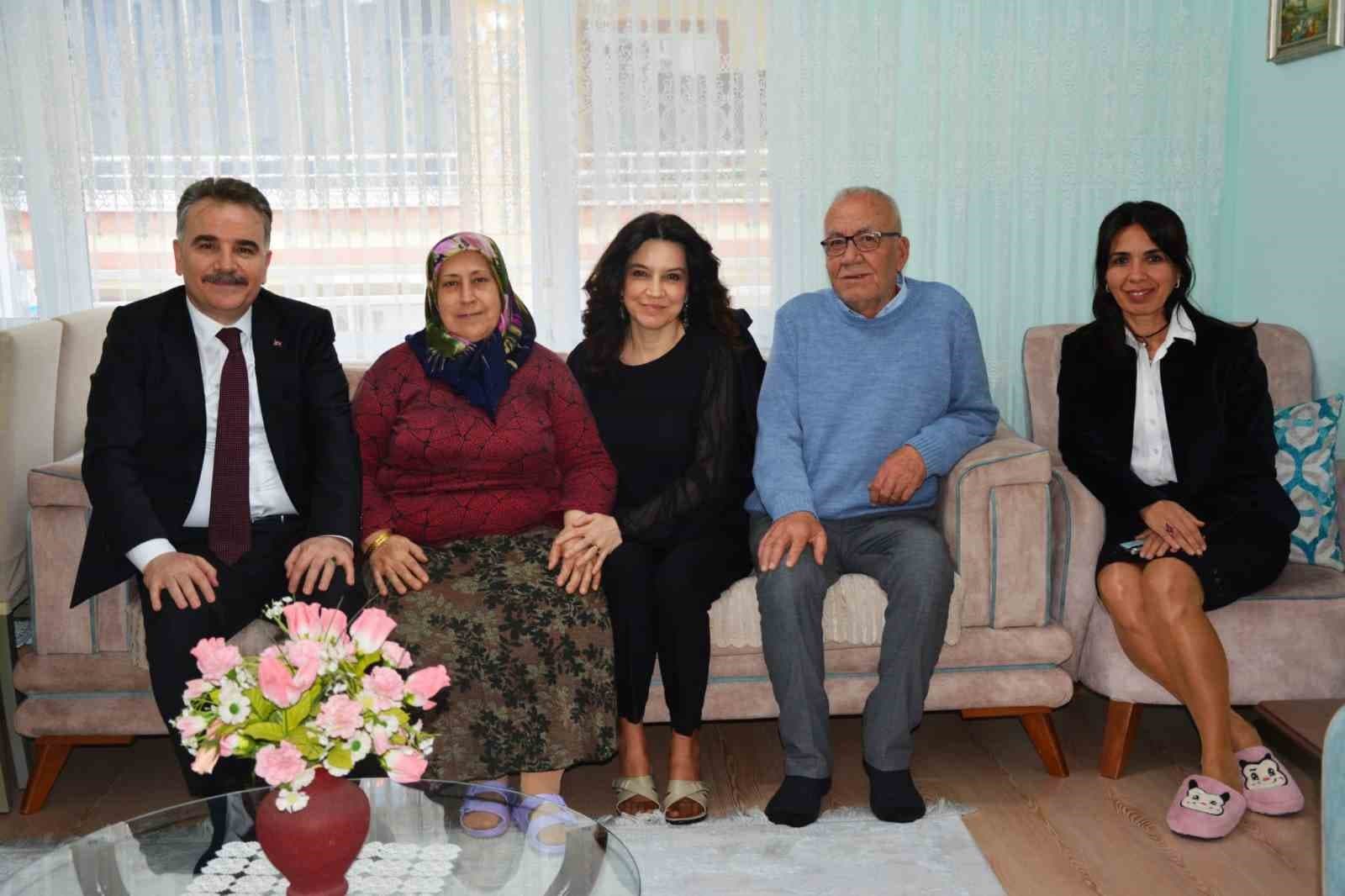 Kaymakam Odabaş’tan bayramda şehit ailelerine ziyaret