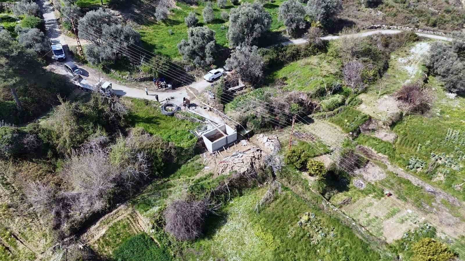 Üreticinin talebi üzerine sulama havuzu kapasitesi 30 tona çıkarıldı