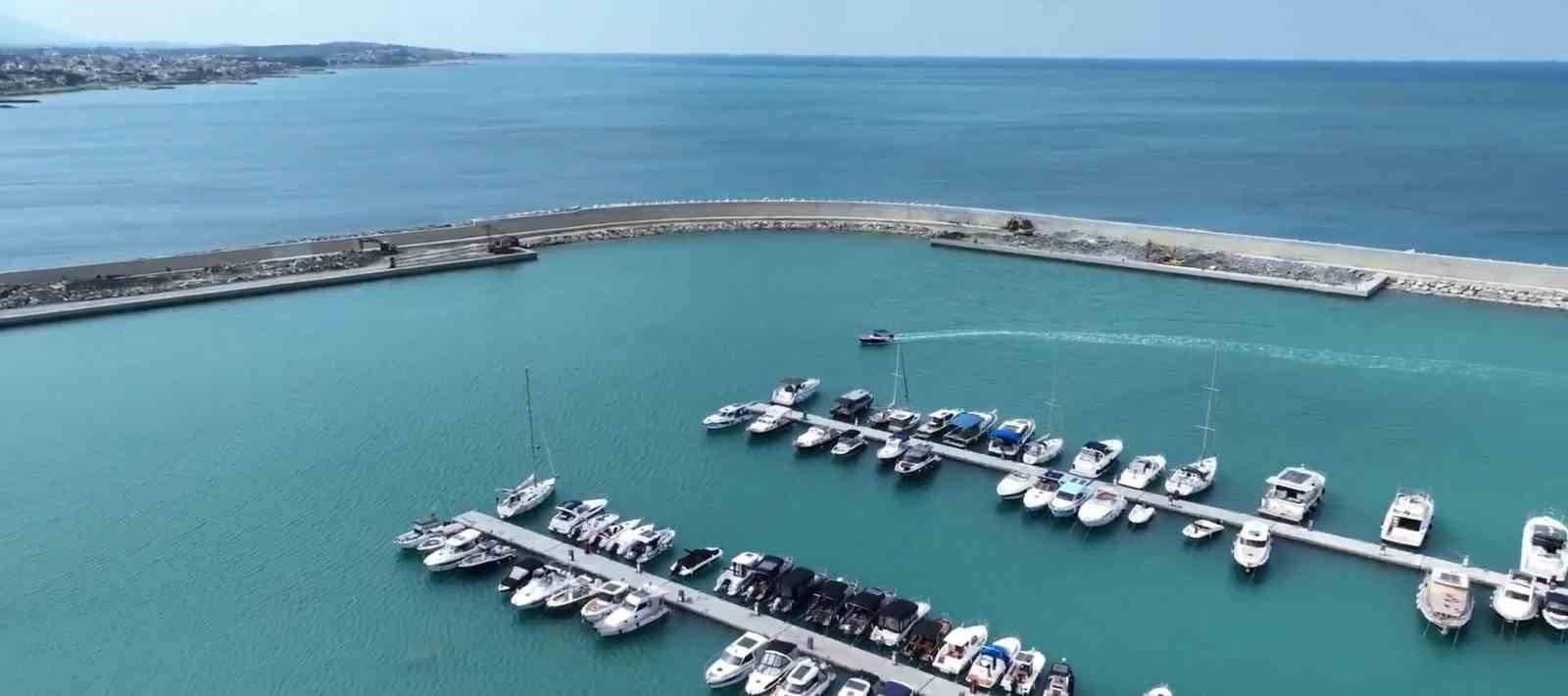 Akdeniz’in incisi Arsuz’da yat limanı modernize ediliyor