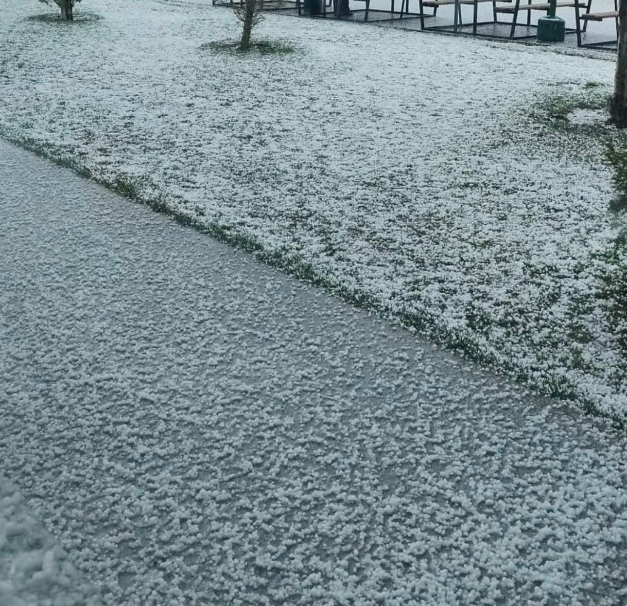 Çankırı’da dolu yağışı etkili oldu