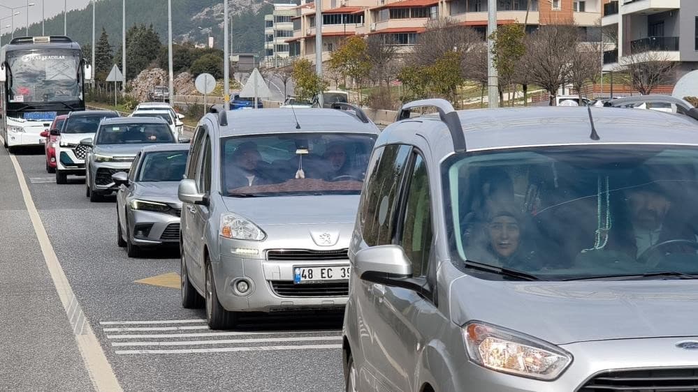 Muğla’da bayram tatilinde 160 binden fazla araç giriş ve çıkışı oldu