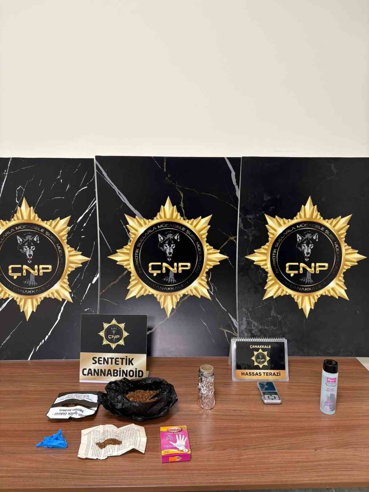 Çanakkale’de huzur uygulamalarında 4 şüpheli tutuklandı