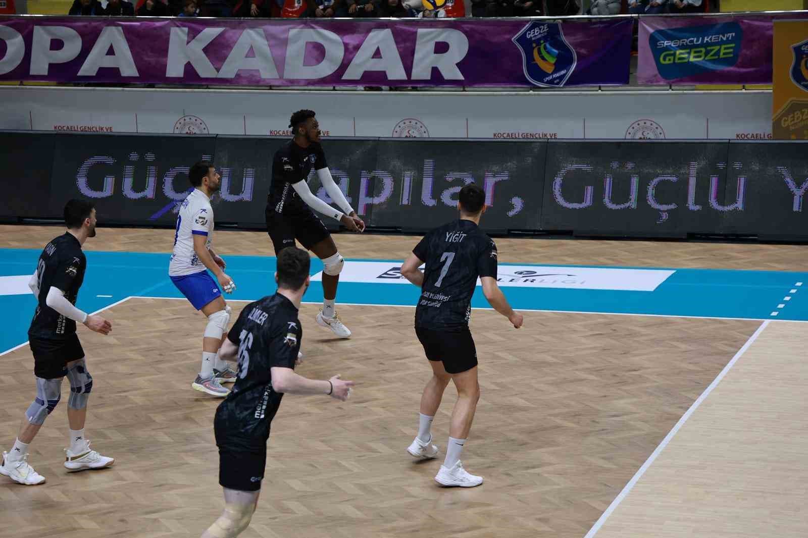 Gebze Belediyesi, Voleybol Efeler Ligi’nde normal sezonu 9. sırada tamamladı