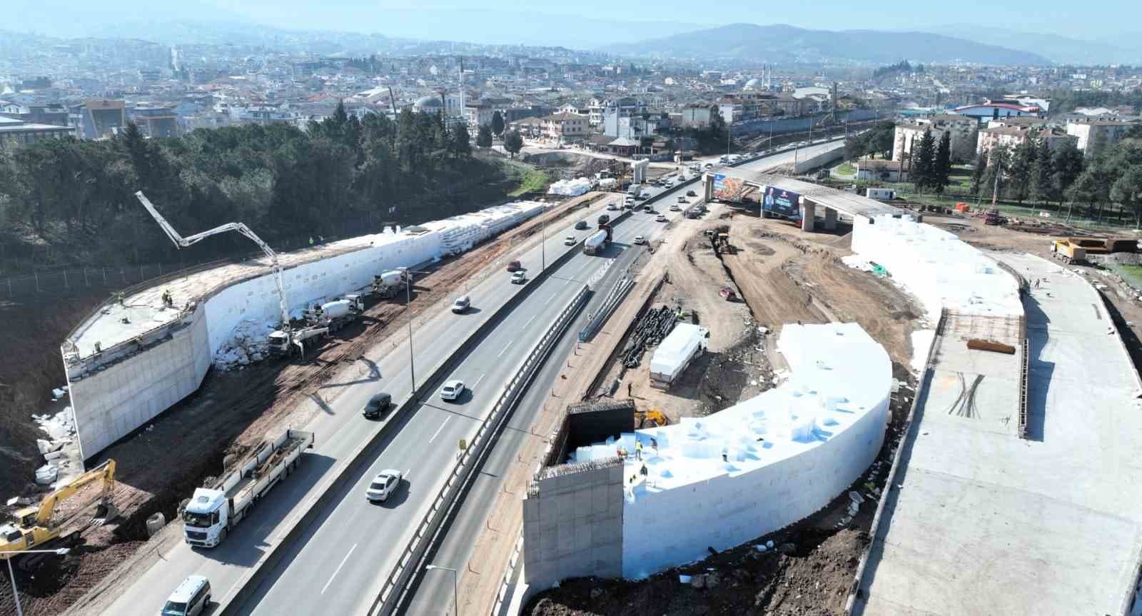 Başiskele Kavşağı projesinin yüzde 54’ü tamamlandı