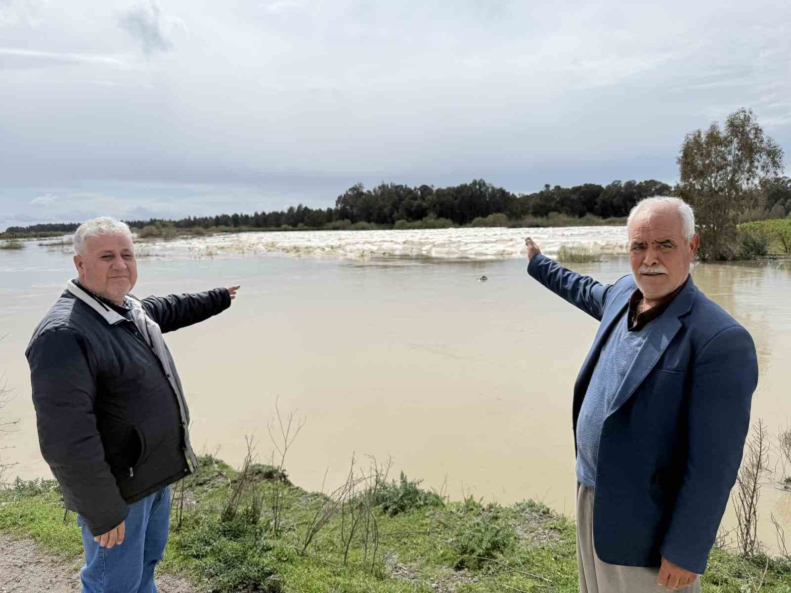 Yağışlar tarım arazilerini vurdu
