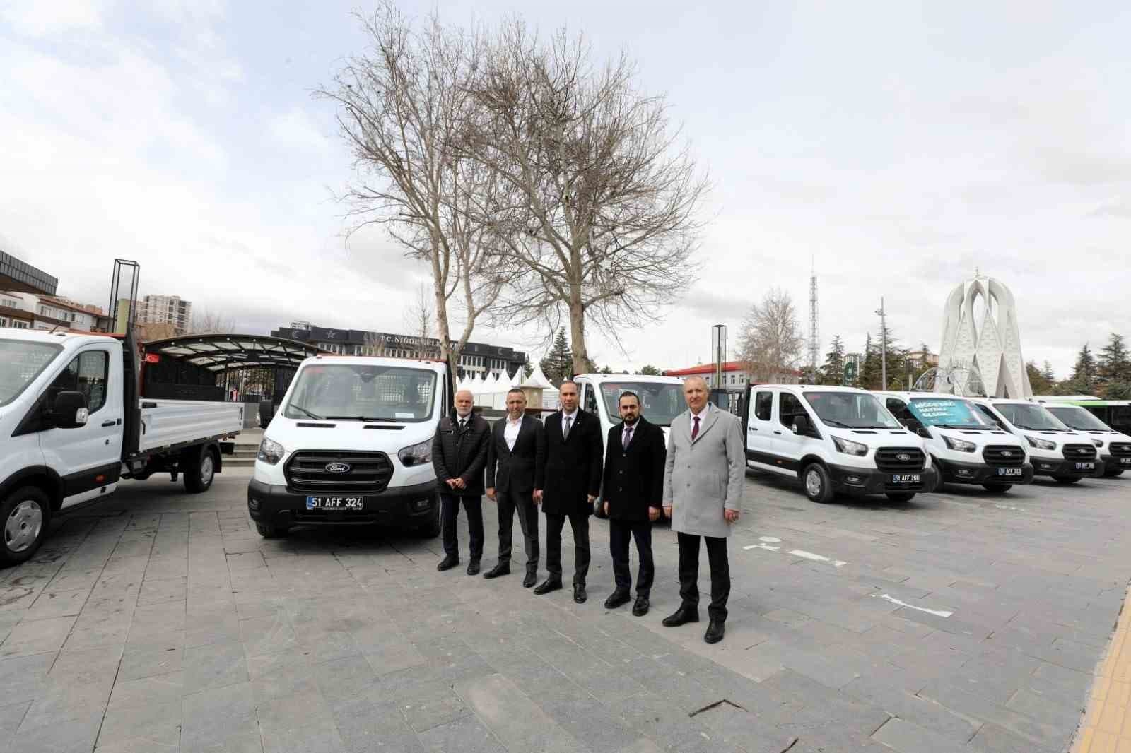 Niğde Belediyesi araç filosunu büyütmeye devam ediyor