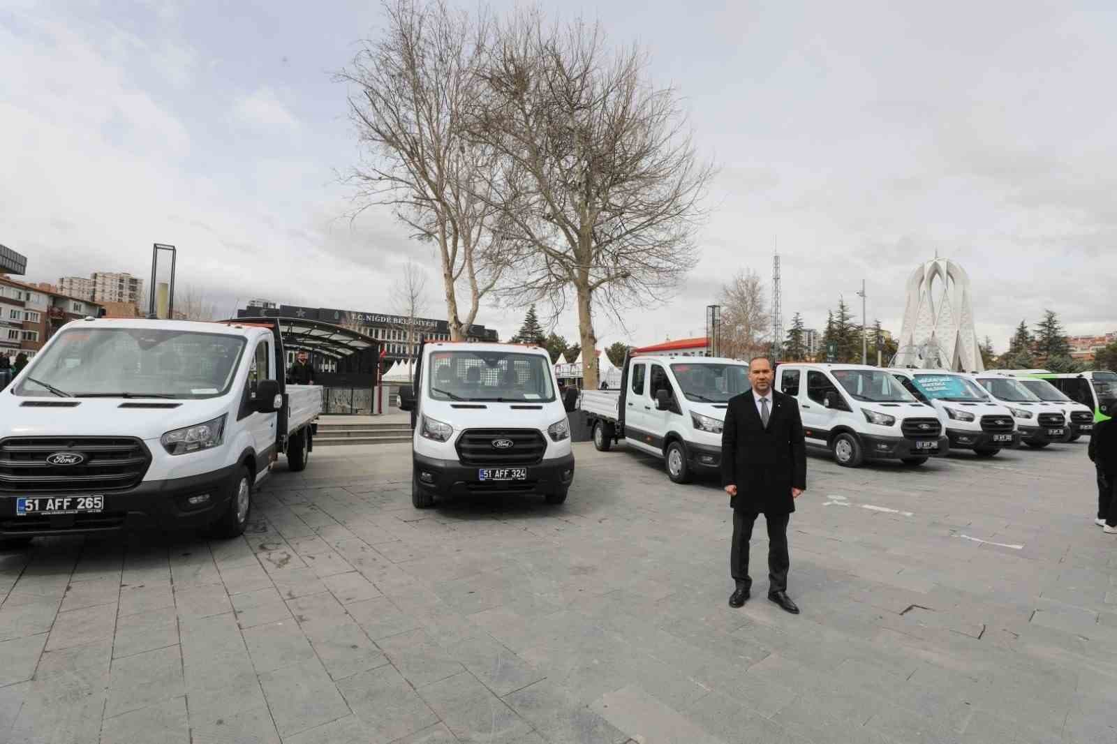 Niğde Belediyesi araç filosunu büyütmeye devam ediyor