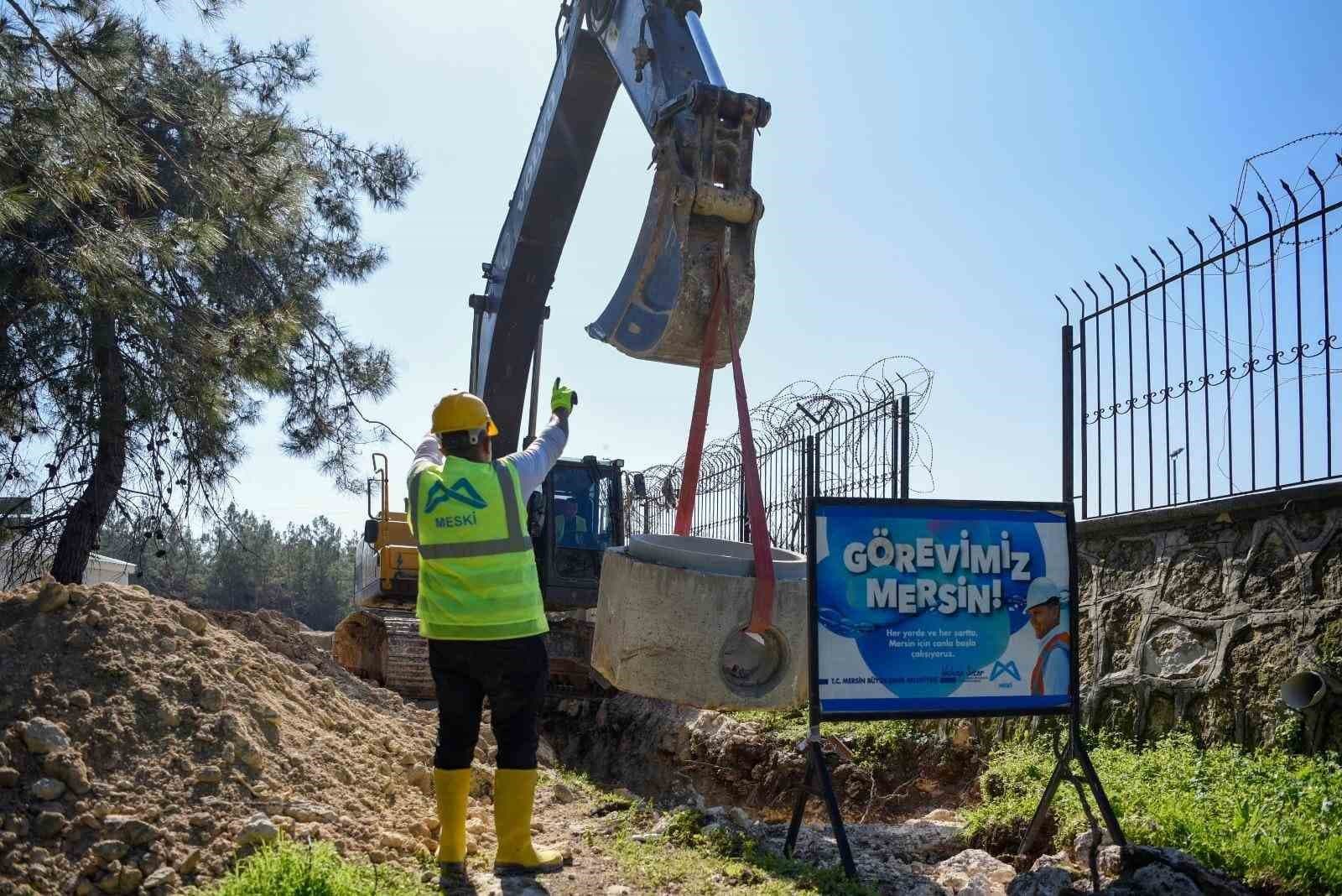MESKİ’den Mezitli Devlet Hastanesi’ne güçlü altyapı yatırımı