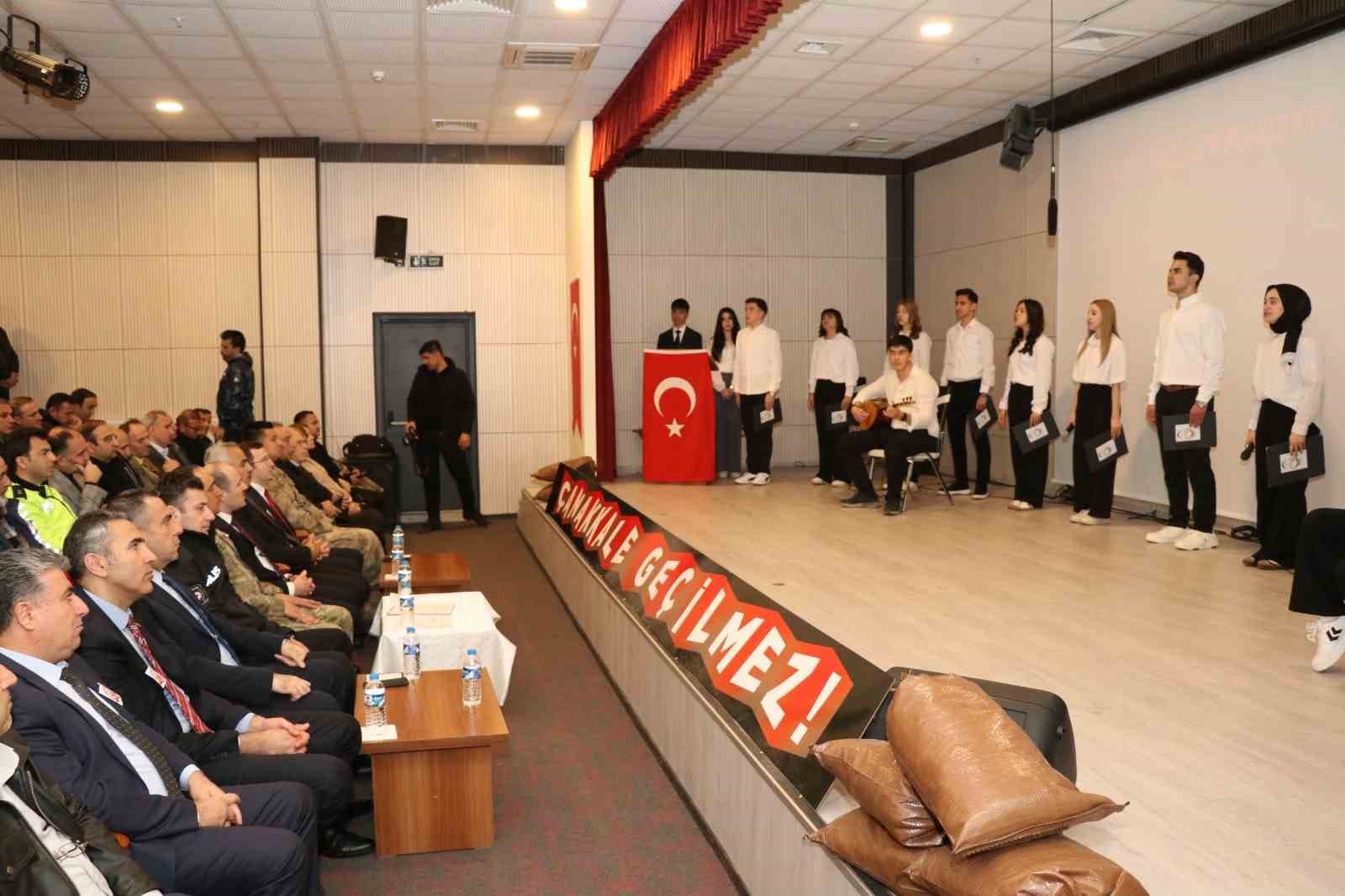 Oltu’da Çanakkale Şehitleri anıldı