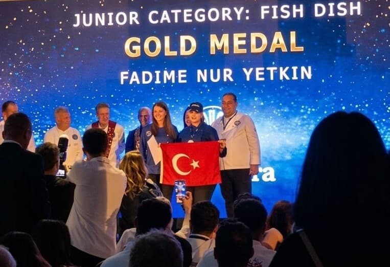 Balık ve dana yemeği kategorilerinde altın madalya kazandılar