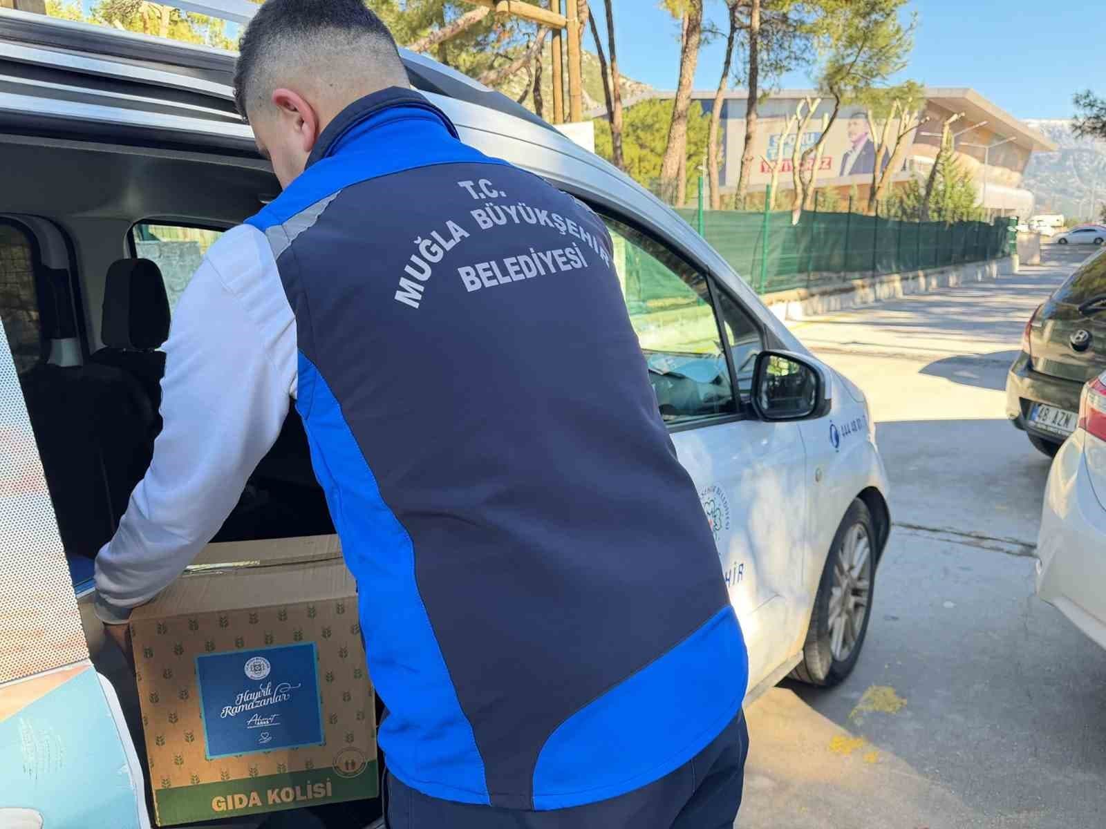 Muğla Büyükşehir’den Şubat ayında 25 milyon TL sosyal destek