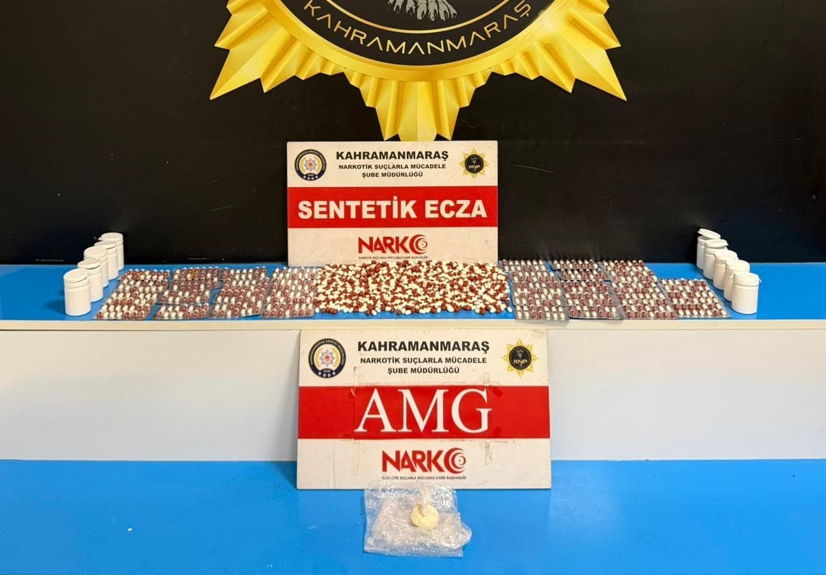 Kahramanmaraş’ta uyuşturucu operasyonu: 4 tutuklama