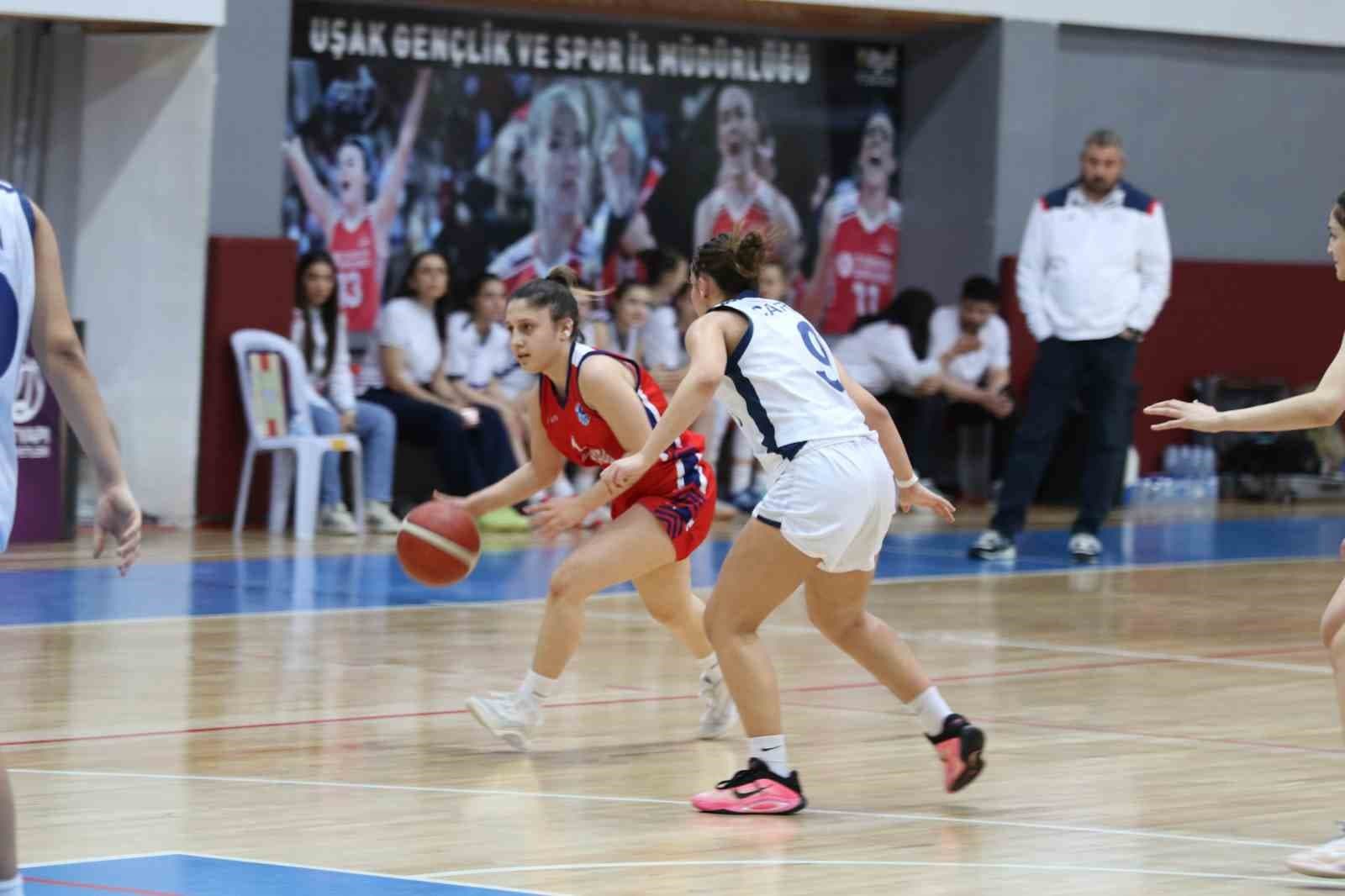 U18 Kızlar Basketbol Anadolu Şampiyonası Beyaz Grup Uşak’ta tamamlandı
