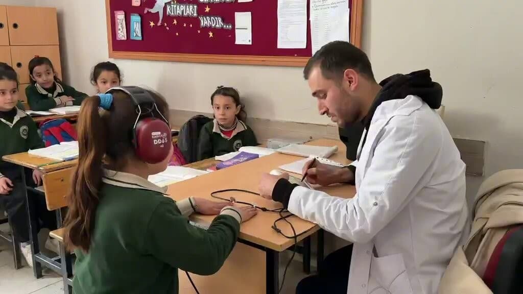 Siirt’te öğrencilere işitme taraması yapıldı