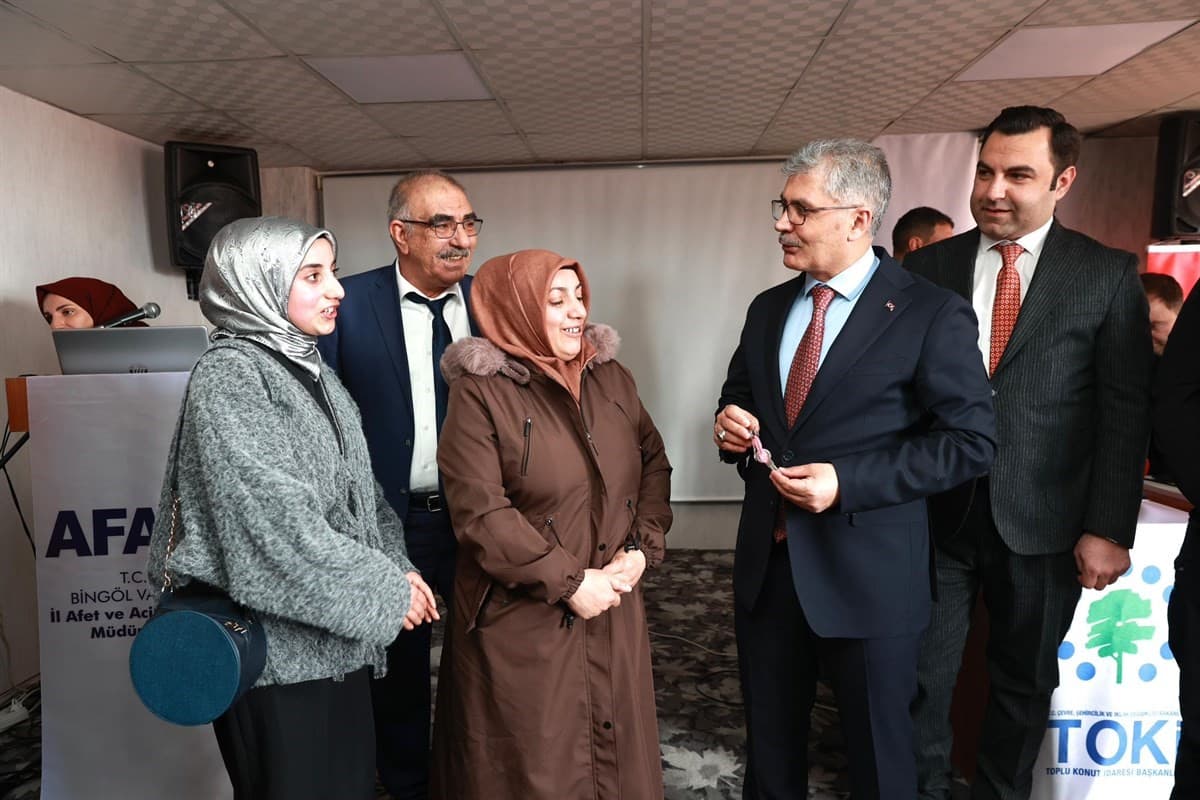 Bingöl’de TOKİ konutları için kura çekimi yapıldı