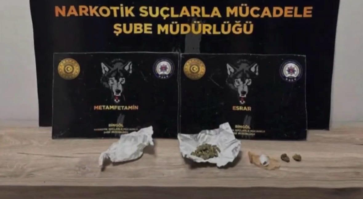 Bingöl’de uyuşturucuyla mücadele: 1 tutuklama
