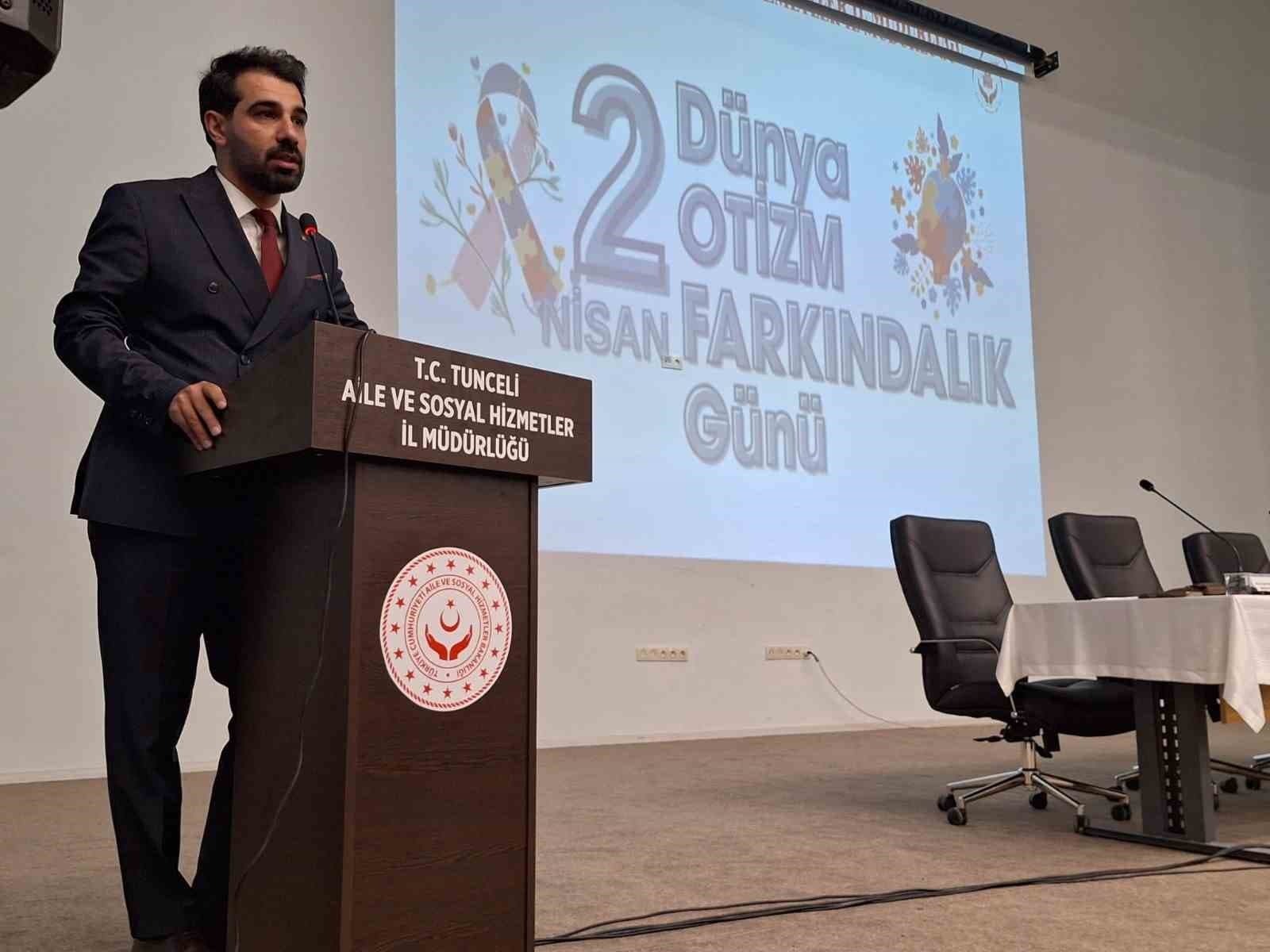 Tunceli’de otizm farkındalığı paneli düzenlendi