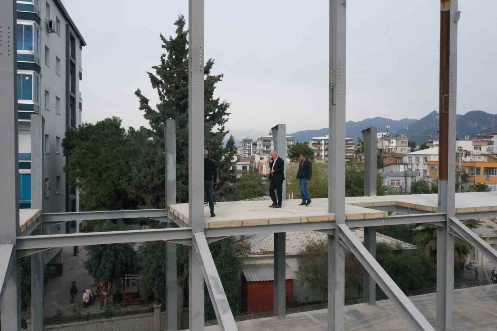 Osmaniye’de deprem sonrası yeniden inşa: 7 Ocak stadyumu %35 seviyesinde