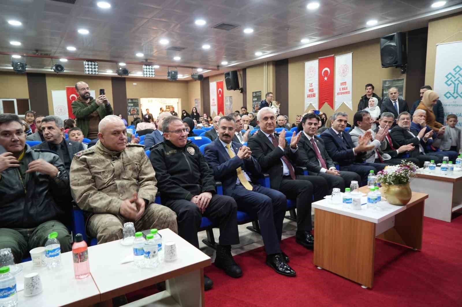 Muş’ta 62. Kütüphane Haftası etkinlikleri törenle başladı